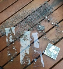 Girlanden Acryl Kristall