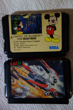 Hellfire +  Mickey Mouse Castle of Illusion Sega Mega Drive Japan