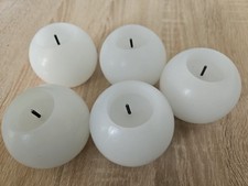 5 Flammenlose Kugegelkerzen