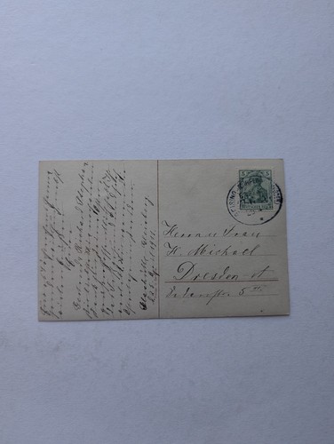 Bahnpost karte deutsches reich - karte,
