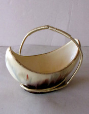 Vintage Keramik Anbietschale Snackschale Aluminium Gestell GERMANY 921 WGP 50er