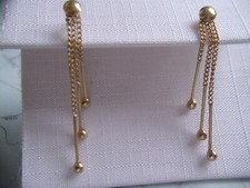 Ohrstecker lang mit Kette +