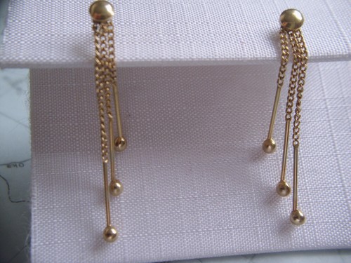 Ohrstecker lang mit - , +