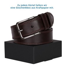Herren Ledergürtel Echtleder