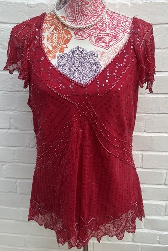 Vintage monsoon top - top, uk