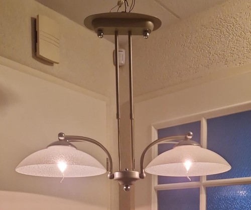 Art deco chromlampe luster - art,