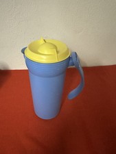 Tupperware FRISCHE OASE, Kanne, 1,1 l, blau, Deckel gelb,
