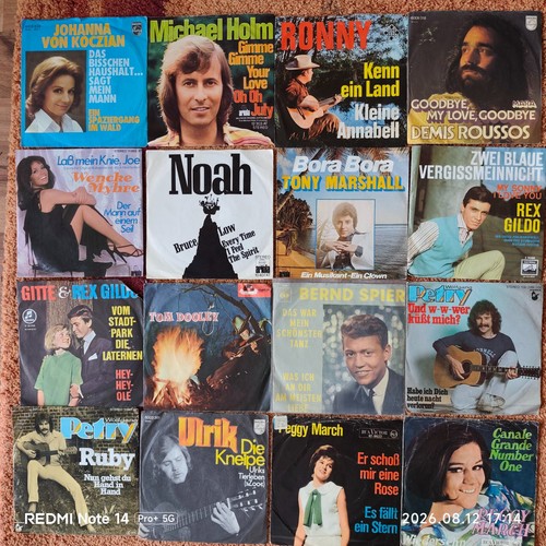 Vinyl singles schlager - *, *