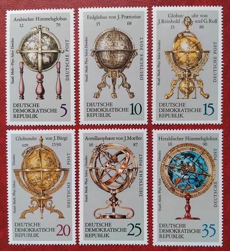 Briefmarken ddr globus - ddr,