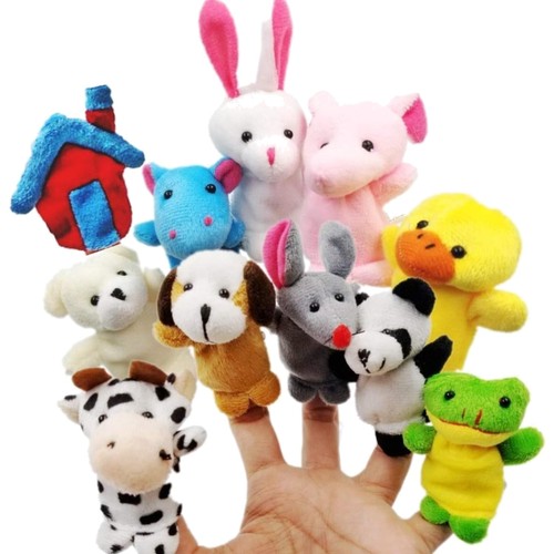 Tier fingerpuppen set - tier,