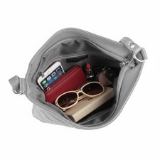 DAMEN ECHT LEDER TASCHE CROSS