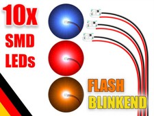 10X SMD LED 0805 "Blinkend"
