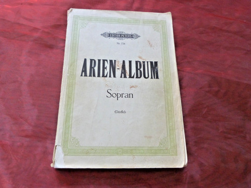 Arien album sopran - sopran, (dörffel)