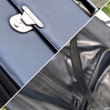 PREMIUM-REISESET: Anzugstasche / Kleidersack mit Aktentasche Leder OFFERMANN TOP