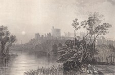 Windsor castle aus meyers - windsor, castle.