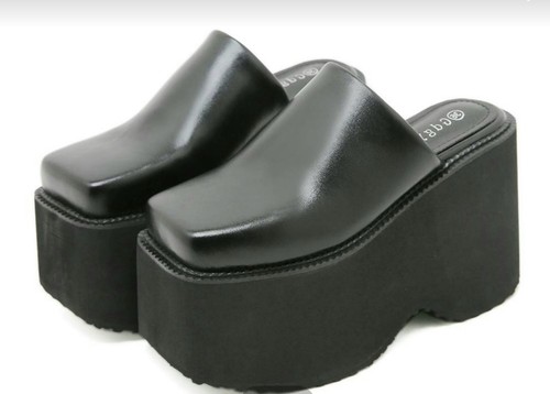 Damenschuhe plateau mules - damenschuhe, plateau-mules