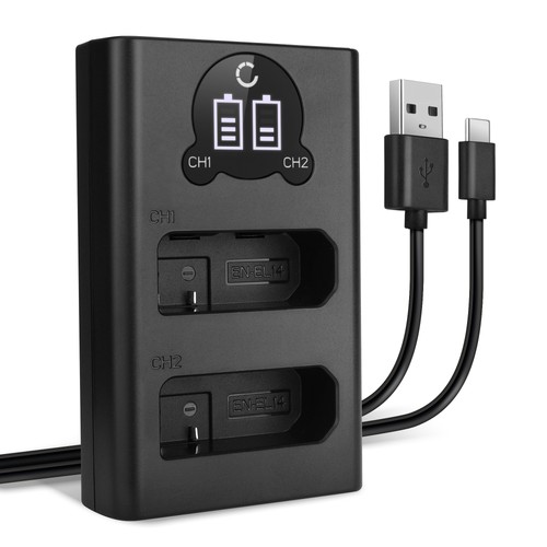 Usb dual ladegerät - ladegerät, nikon
