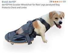 derYEP Pet Scooter Wheelchair
