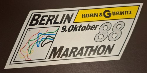 Aufkleber berlin marathon - "berlin,