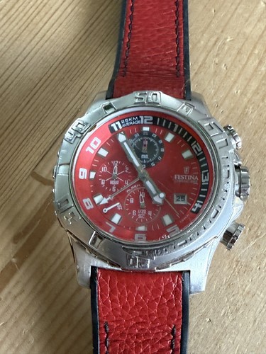 Festina uni sex - uni-sex,, rotes