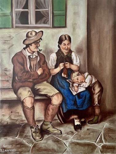 öl auf leinwand 1946 - auf,