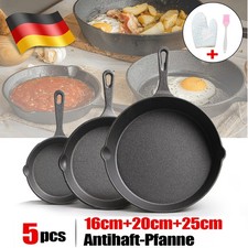 3er Set Gusseisen-Pfanne