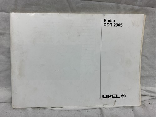 Bedienungsanleitung opel radio - bedienungsanleitung,