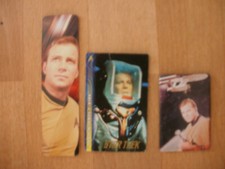 Star Trek TOS Kirk Lesezeichen, Kühlschrankmagnet, Sammelkarte