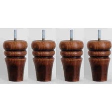 4 BUCHE MÖBELFÜSSE 111mm Ref