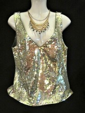 traumhaftes goldenes Top St. Emile Silver Gr. 40 gold kupfer & Collier neuwertig