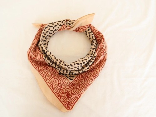 Bandanas mit handblockdruck - bandanas,
