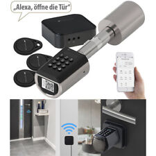 VisorTech Elektronischer Tür-Schließzylinder, Transponder, App, IP65, m Gateway