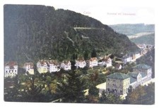 Rarität Litho AK 1900-1910 Calw Bahnhof Eisenbahn mit Villenviertel Schwarzwald