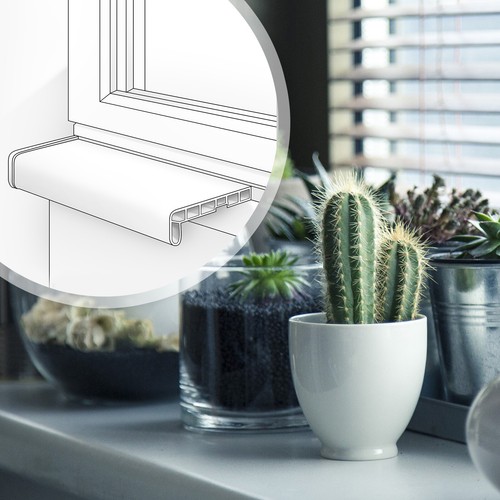 Fensterbank bis 160cm pvc - fensterbank,