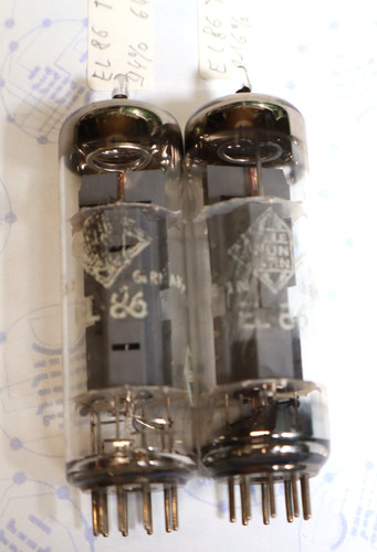 Röhren el86 telefunken - 2x,
