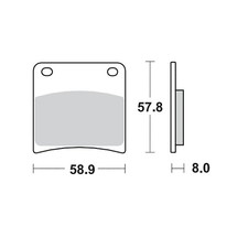 Moto-Master Bremsbelag RoadPRO