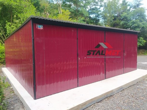 Blechgarage 6x4 5m - +blechgarage, 6x4,5m