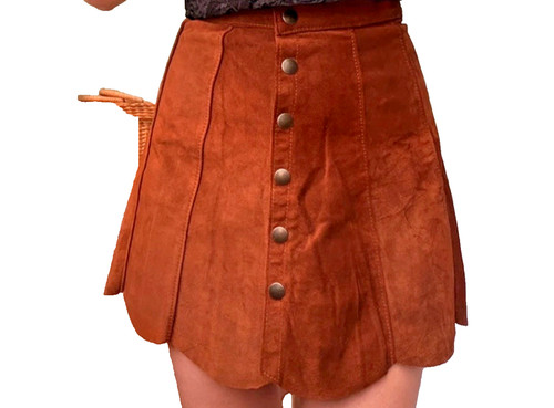 Vintage wildlederrock made - wildlederrock,