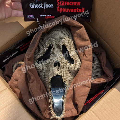 Ghost face vogelscheuche maske - ghost,