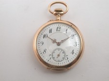 seltene kleine Taschenuhr um 1900 Gold 585
