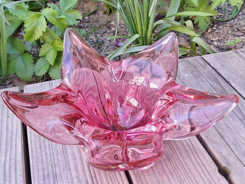 Glasschale glas schale rot - glas,