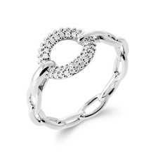 Ring Silber 925/000 Rhodium -