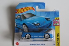 Hot Wheels, 96 NISSAN 180SX TYPE X, blau, HW The 90's, 6/10 von 2024