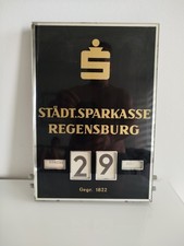 Städt. Sparkasse Regensburg Kalender Alt Vintage 60er-90er Jahre 