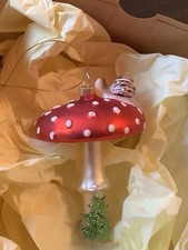 Weihnachtsbaum Schmuck Glas Fliegenpilz 🍄