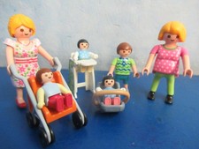 schwangere Mama v Kinderwagen v Figuren Kinder zu 5567 70280 Kita Playmobil 7685