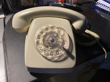Telefon Grau Historisch mit Wählscheibe Vintage Telefon , Retro