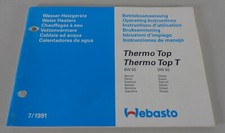 Betriebsanleitung Webasto
