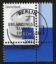 Deutschland Plus Michel- Nr. 3188 mit Ersttag- Sonderstempel ESST BERLIN ʘ 2015