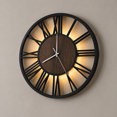 Led wanduhr xxl modern - 60,